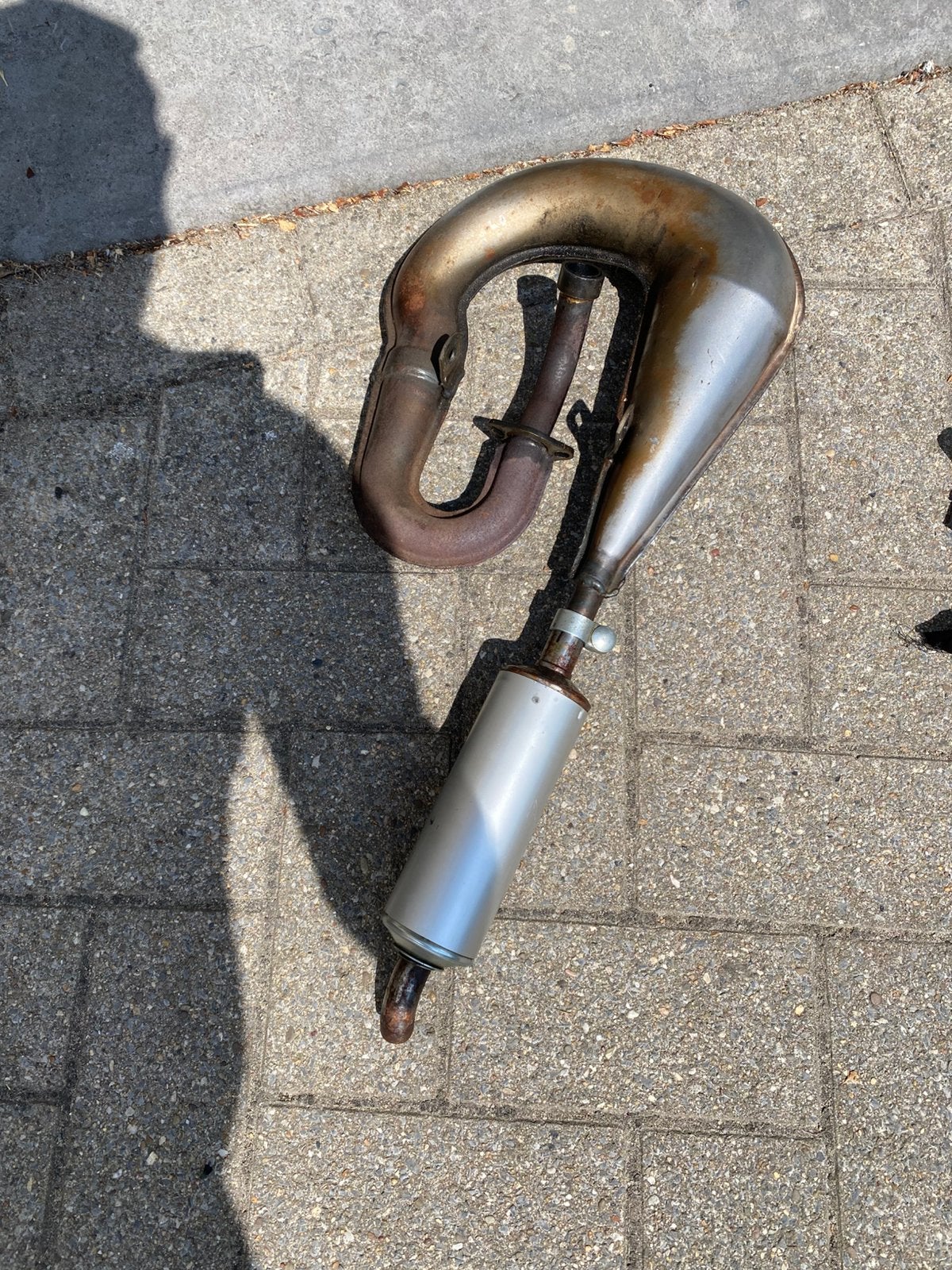 Uitlaten, Vélos & Vélomoteurs, Enlèvement, Comme neuf, Pot d'échappement