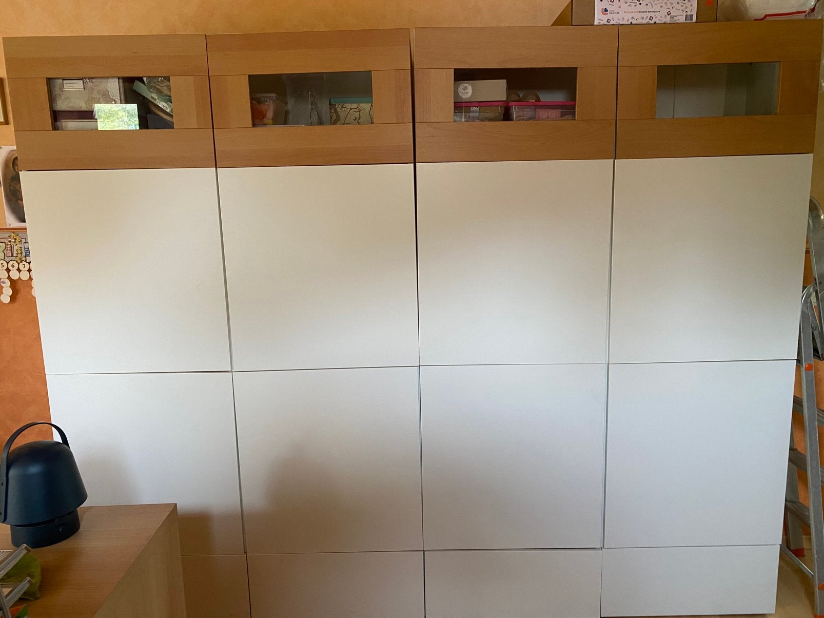 Besta wandkast, Ophalen, Gebruikt