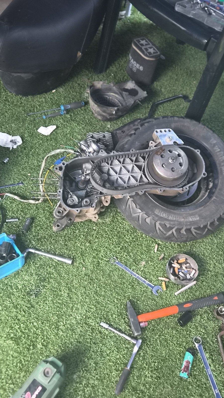 Gilera Stalker 70cc MHR sans 123, Vélos & Vélomoteurs, Enlèvement, Bloc