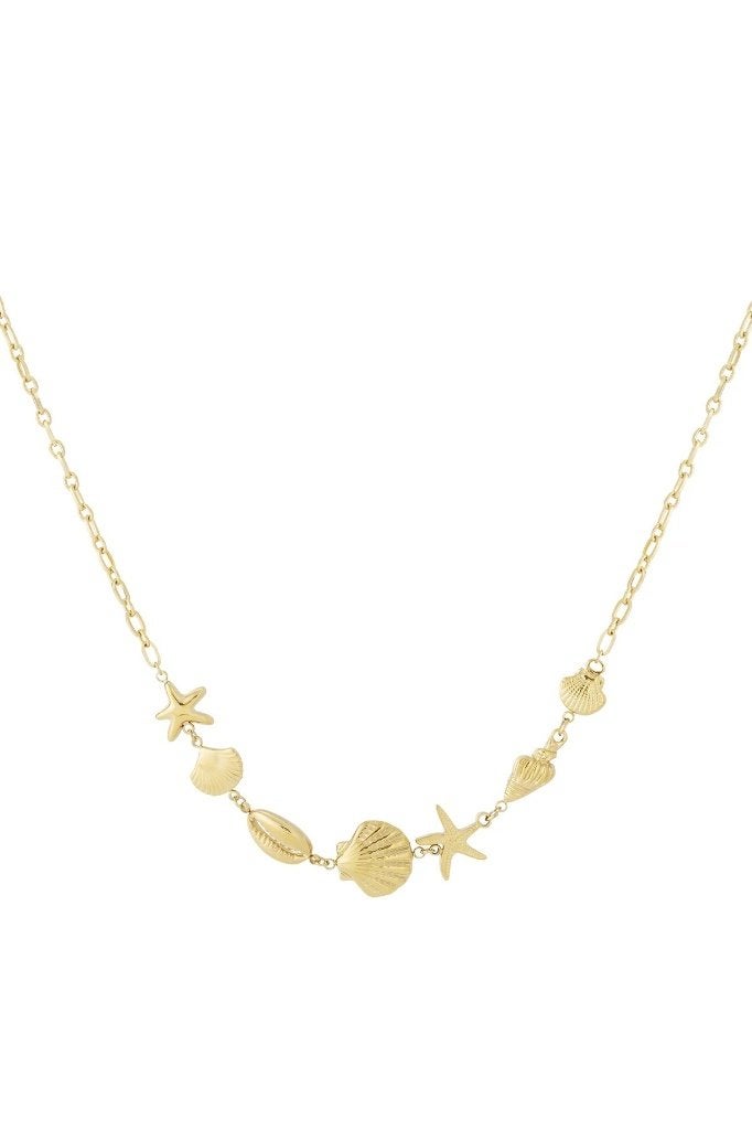 Ocean Breeze ketting, Bijoux, Sacs & Beauté, Enlèvement ou Envoi, Neuf, Bleu, Réglable