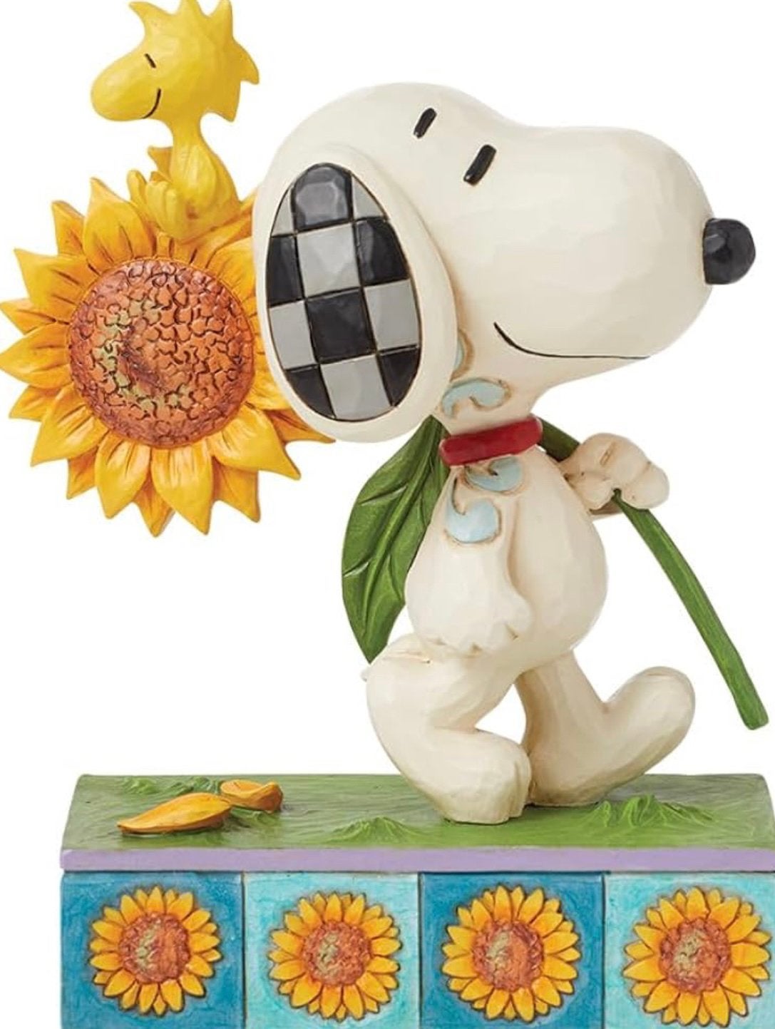 Peanuts by  jim shore snoopy en woodstock, Verzamelen, Disney, Ophalen, Zo goed als nieuw, Beeldje of Figuurtje