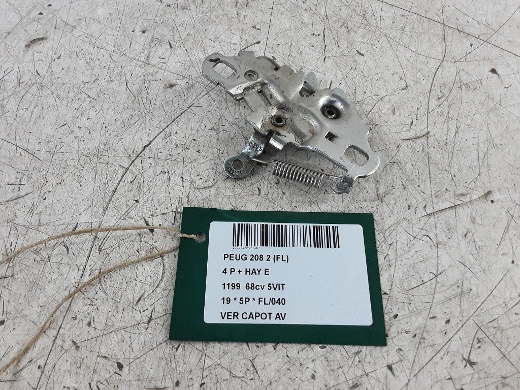 SERRURE CAPOT Peugeot 208 I (CA / CC / CK / CL), Kontakt-peugeot@peugeot.com, Utilisé, Peugeot Deutschland GmbH, Bahnhofsplatz
65423  Rüsselsheim, DE