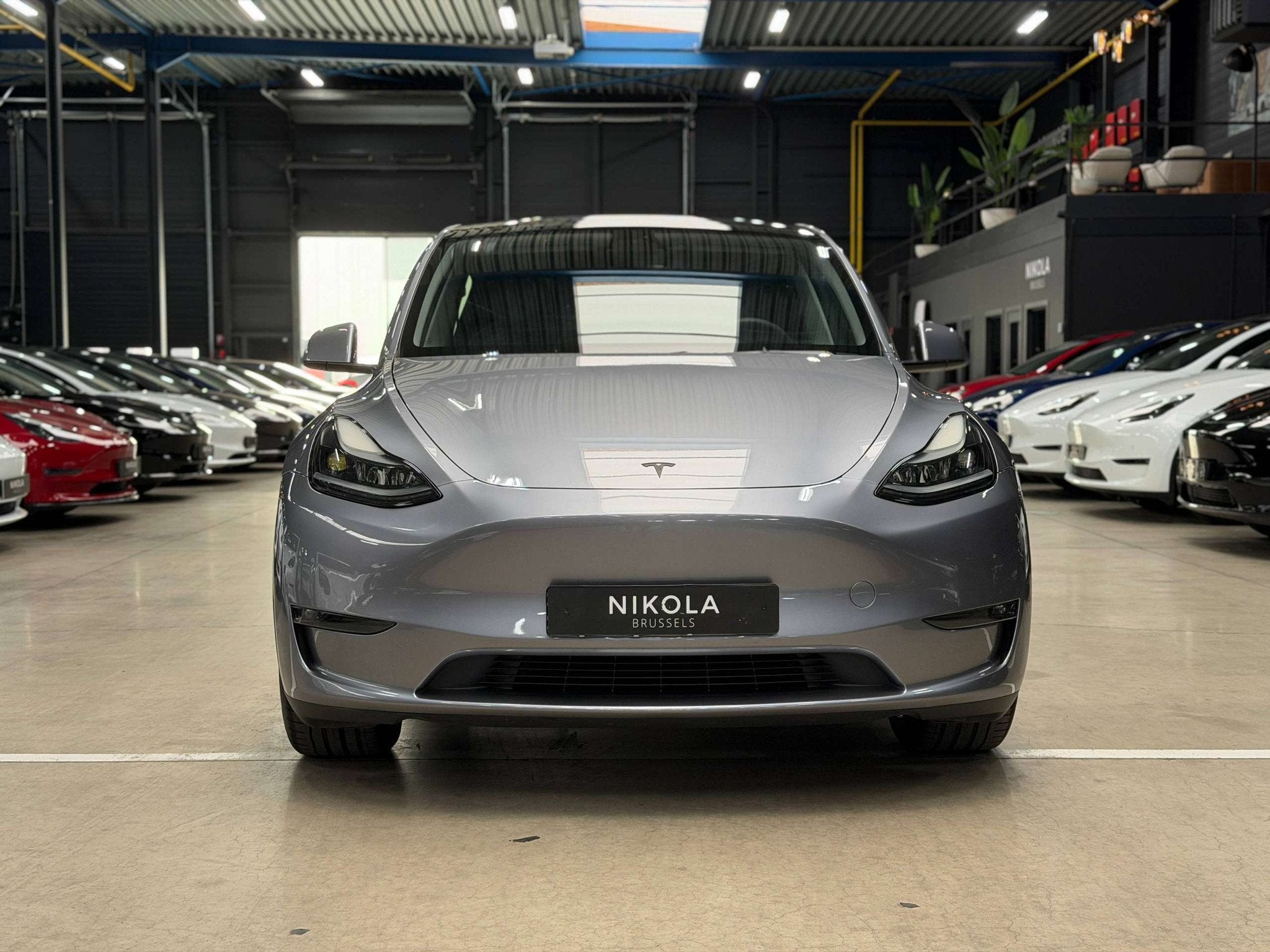 Tesla Model Y Model Y LONG RANGE AWD - ENHANCED AP - TOW HOO, Auto's, Tesla, Zwart, 5 zetels, SUV of Terreinwagen, Zilver of Grijs
