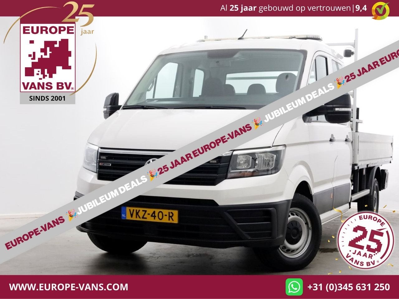 Volkswagen Crafter 35 2.0 TDI 177pk 4Motion 4x4 D.C. Open La, Wit, Electronic Stability Program (ESP), Bedrijf, 295 g/km