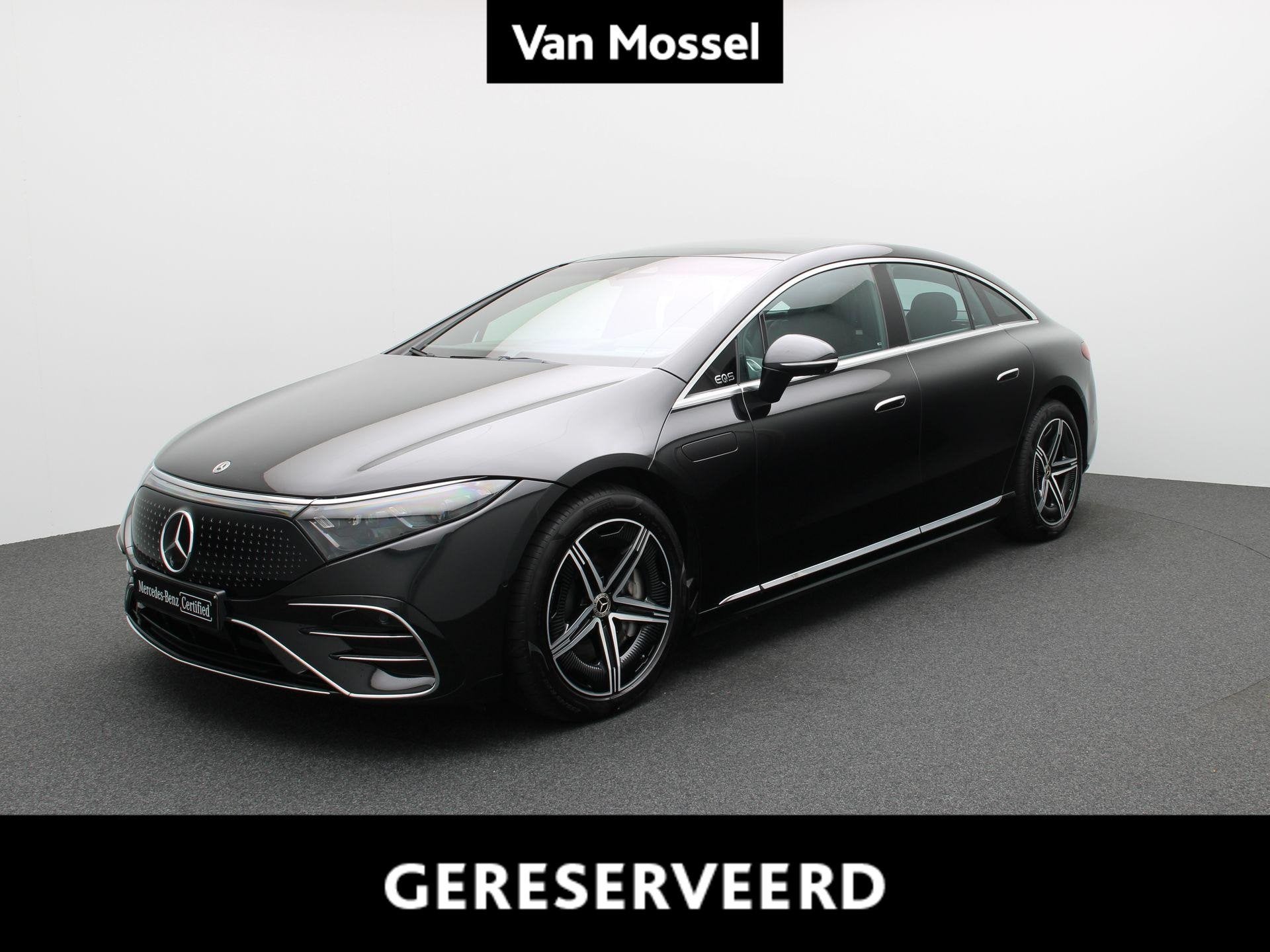 Mercedes-Benz EQS 500 4MATIC AMG Line + LEDER + HYPERSCREEN, Autos, Achat, Entretenue par le concessionnaire, Noir, 5 portes