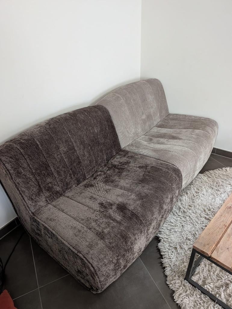 Zetel set te koop, Huis en Inrichting, Ophalen, Overige materialen, Rechte bank, Nieuw