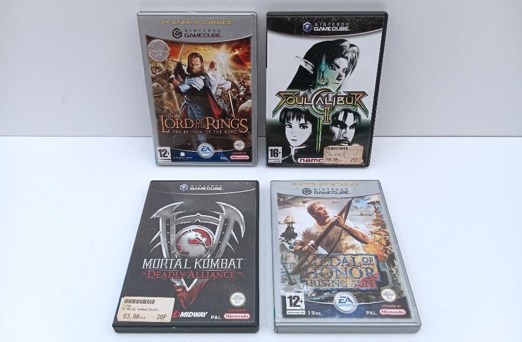 lot de jeux Gamecube NINTENDO 4 pièces, Enlèvement ou Envoi, Utilisé