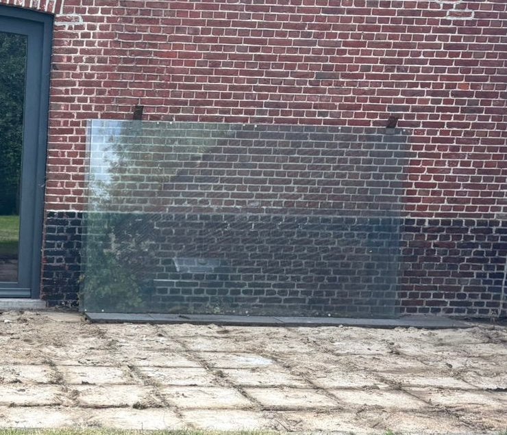 Glas gratis af te halen, Ophalen, Gevelraam of Ruit, 120 tot 160 cm, Zo goed als nieuw