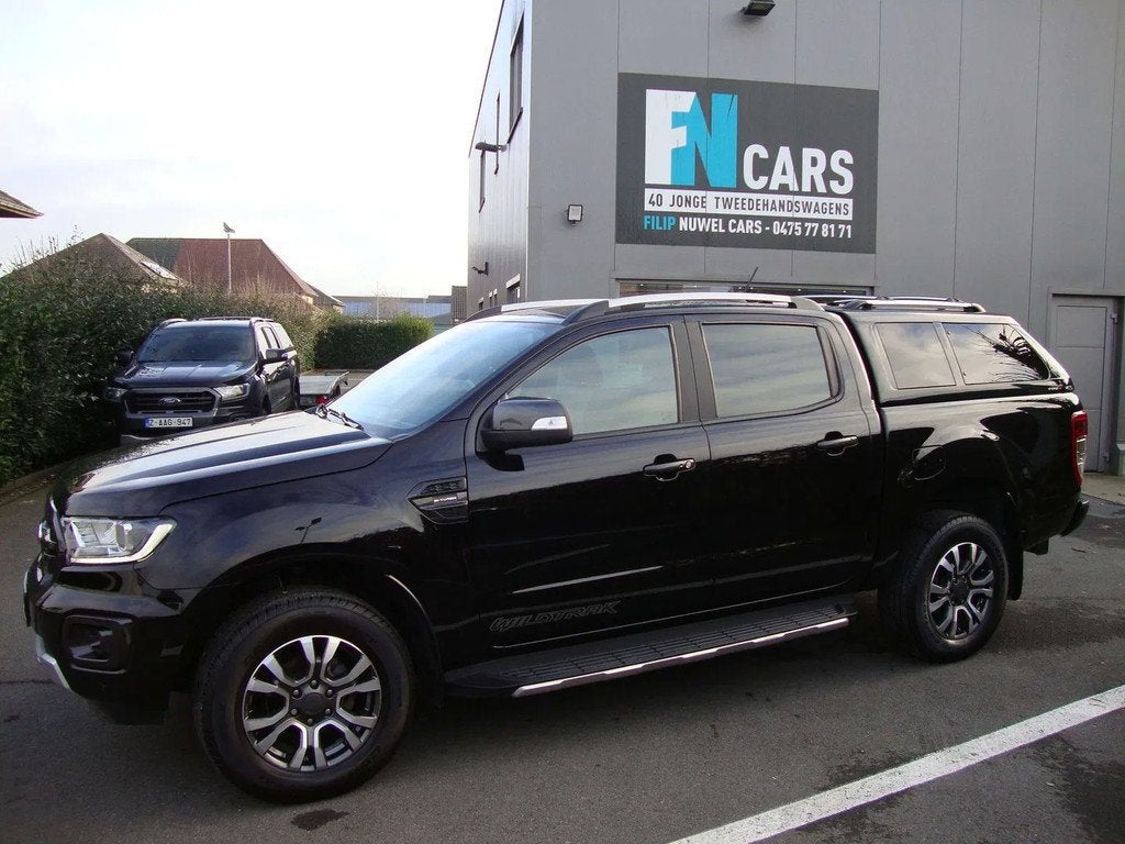 Ford Ranger 212pk, camera, gps, btw in, 2021, leder, xenon, Achat, Entreprise, Noir, 212 ch
