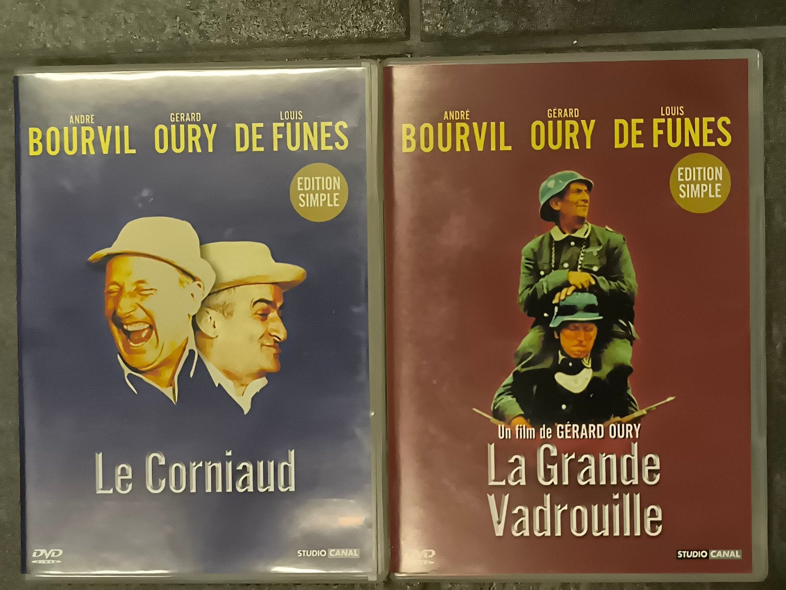 Duo DVD Le corniaud / La grande Vadrouille, Enlèvement ou Envoi, Comme neuf