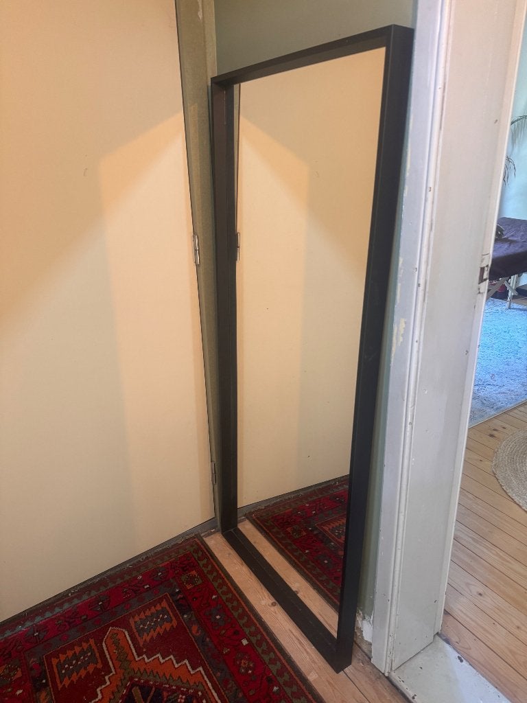 Spiegel, Huis en Inrichting, Woonaccessoires | Spiegels, Ophalen, Gebruikt, 100 tot 150 cm, Rechthoekig