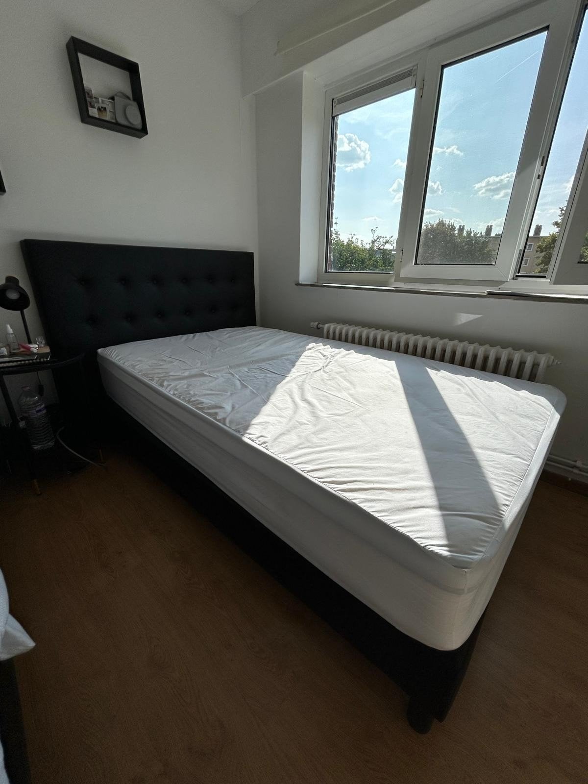 Zwarte boxspring, Huis en Inrichting, Ophalen