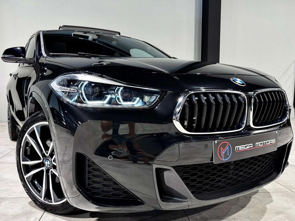 BMW X2 2.0 dAS S-DRiVE 18d 150CV PACK M"+SHADOW BAUTO PANO H, Auto's, Automaat, X2, 4 cilinders, Zwart