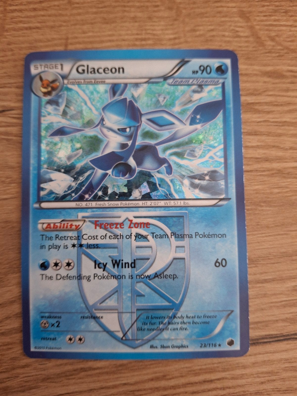verre 23 Cracked ice holo, Enlèvement ou Envoi