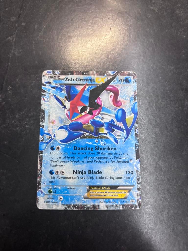 Ash-Greninja EX, Hobby en Vrije tijd, Verzamelkaartspellen | Pokémon, Ophalen, Gebruikt, Losse kaart