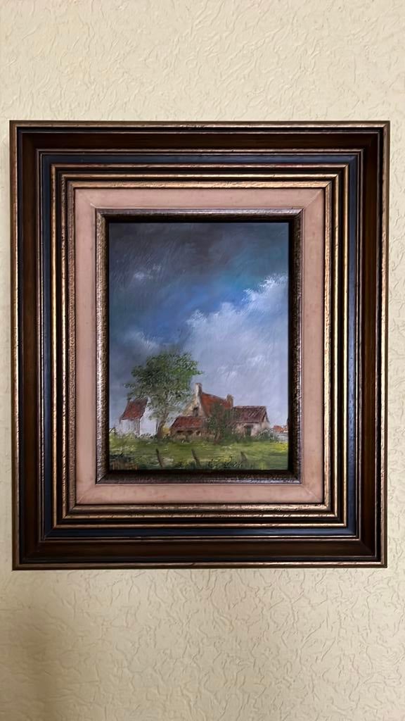 Schilderij Georges Tahon, Ophalen
