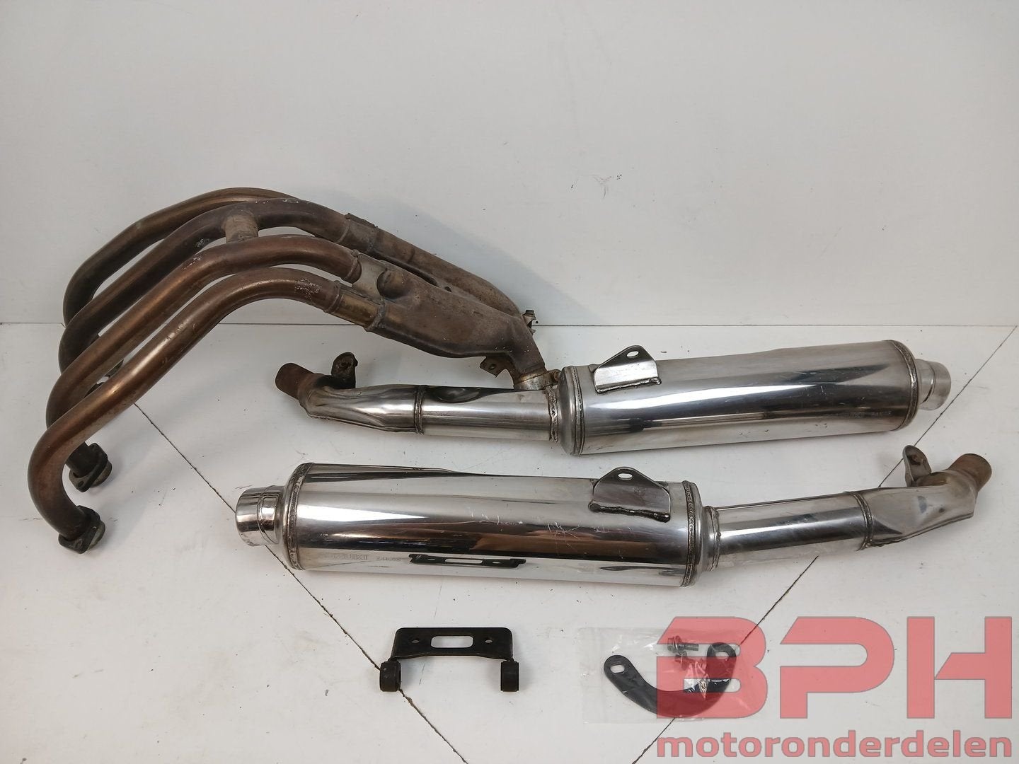 Originele uitlaat Suzuki GSX-R 1100 1989 t/m 1992 demper dem, Gebruikt, -, -, Ophalen of Verzenden
