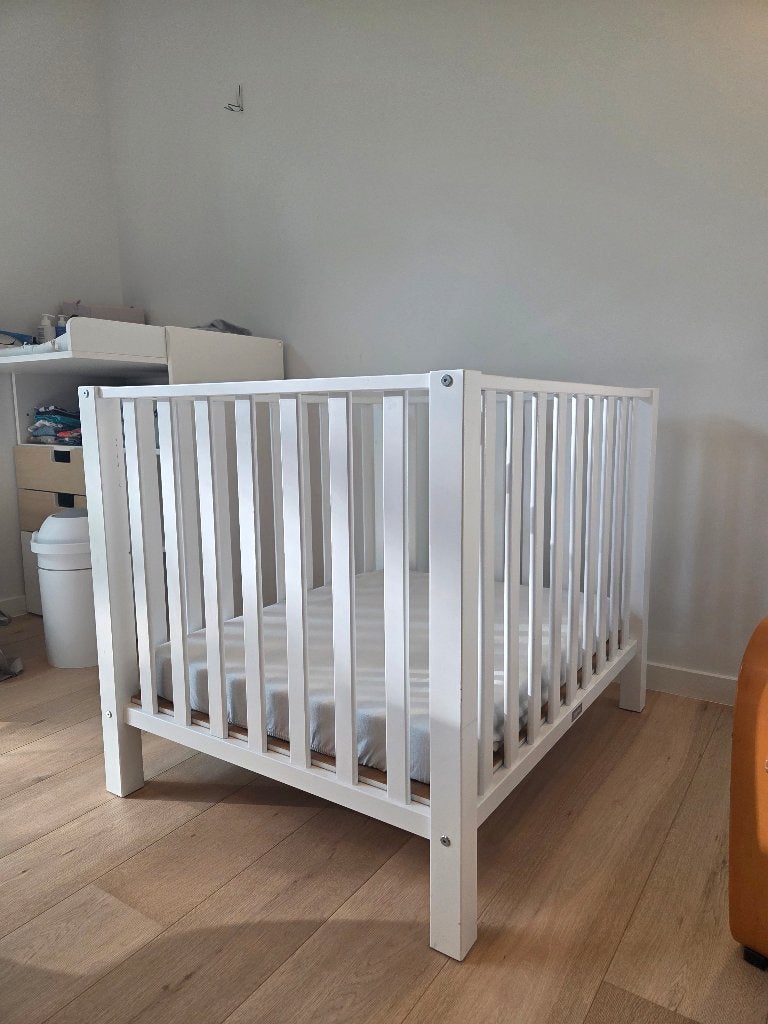 Bopita Park verstelbaar in hoogte/Multicare matras/Overtrek, Kinderen en Baby's, Ophalen, Gebruikt, Rechthoekig, In hoogte verstelbaar