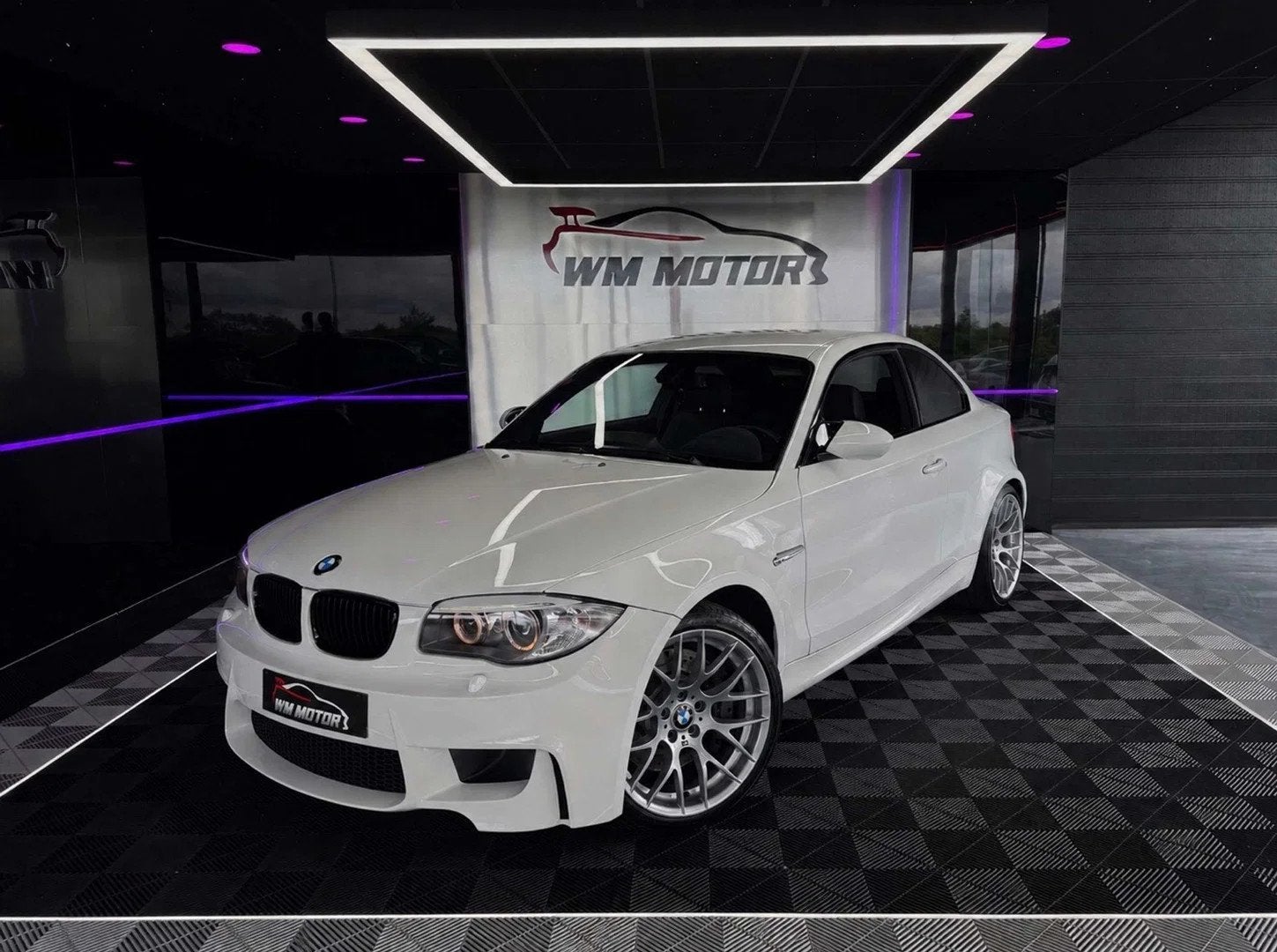 BMW 1 Serie M Coupé 3.0i, Autos, Cuir, Achat, Boîte manuelle, Noir