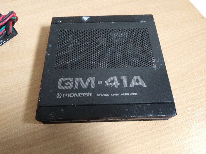 amplificiateur audio voiture  pionner GM-41A vintage, Autos : Divers, Haut-parleurs voiture, Utilisé, Enlèvement