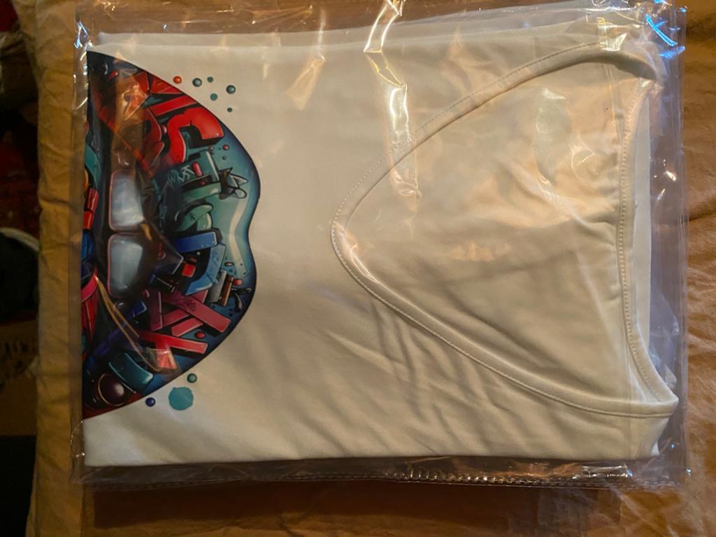 T-shirts met originele bedrukking, Enlèvement, Neuf, Taille 52/54 (L), Noir