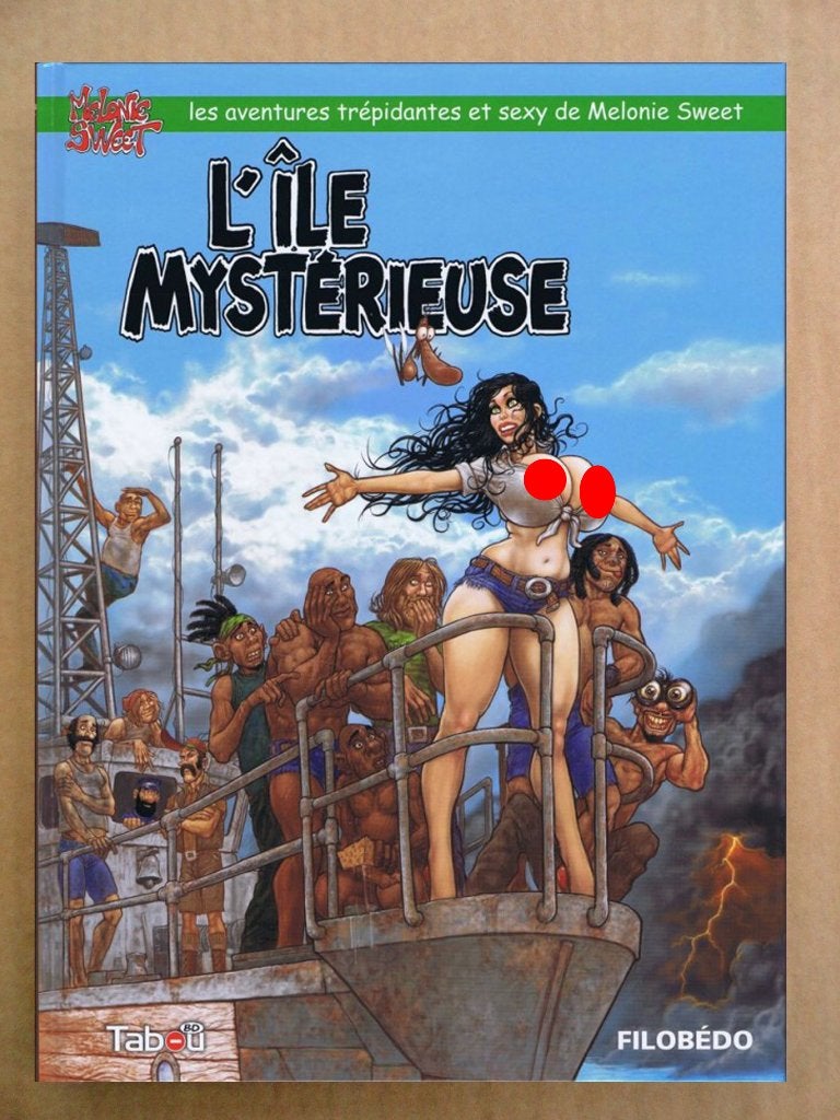 Melonie Sweet - L'île mystérieuse T2 - Filobédo- 2014- Tabou, Verzenden