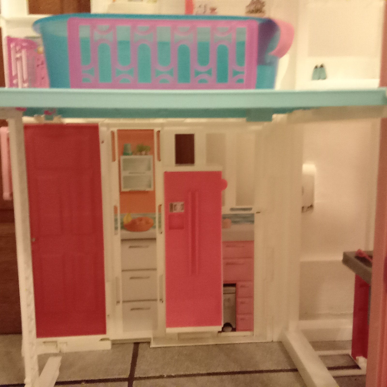 Maison barbie. Maison pliable de luxe, Enlèvement, Accessoires