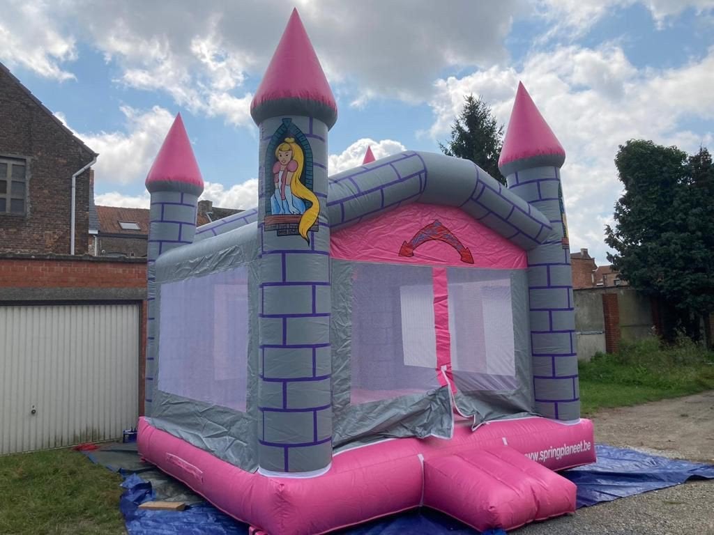 springkasteel te huur, Ophalen, Gebruikt