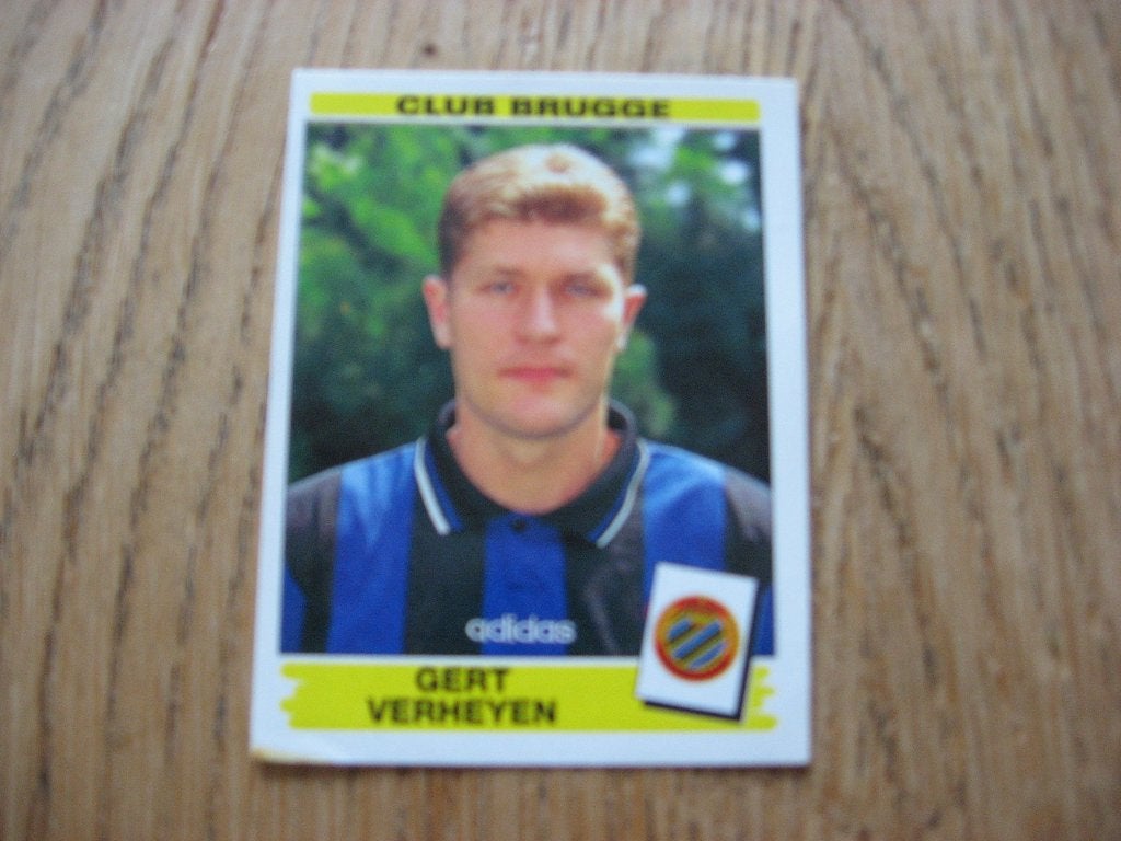 Gert Verheyen Club Brugge Football 96 Panini Sticker, Ophalen of Verzenden, Nieuw, Poster, Plaatje of Sticker