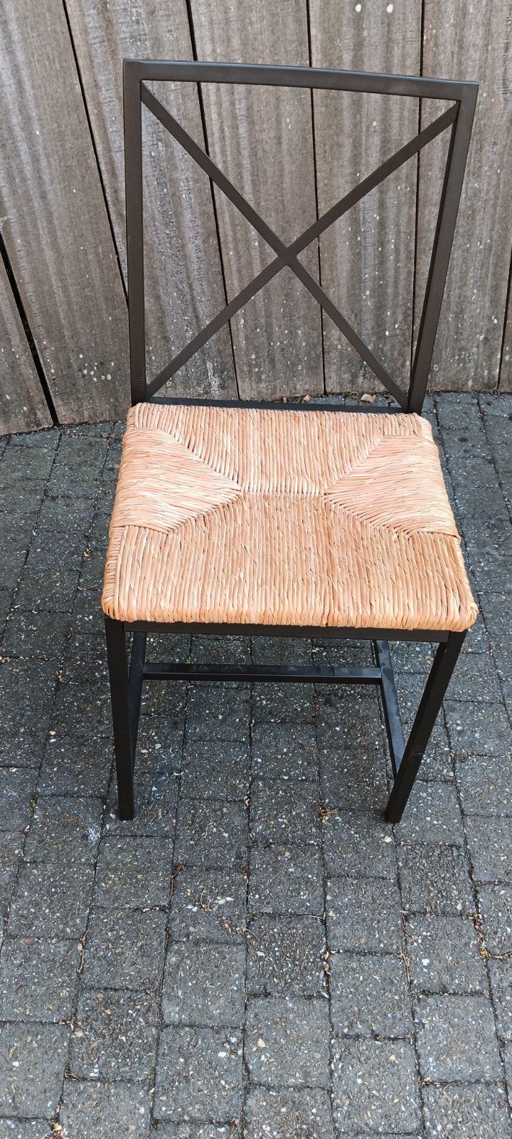 Stoel, Huis en Inrichting, Stoelen, Ophalen, Zwart, Zo goed als nieuw, Metaal