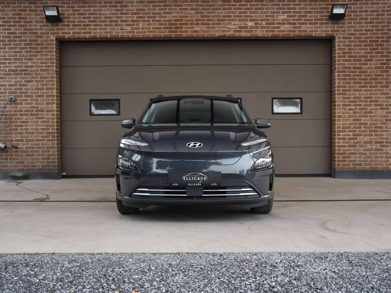 Hyundai Kona 64 KWH SOH 100% / SKY / CARPLAY / HUD / KRELL, Auto's, Zwart, Adaptive Cruise Control, 0 kg, 5 zetels