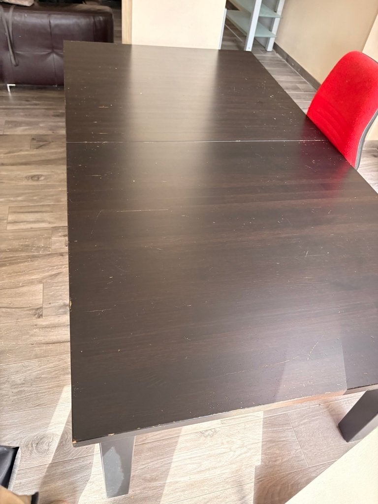 Gratis IKEA eettafel 202 x 105 cm, Ophalen, Gebruikt, 100 tot 150 cm, 200 cm of meer