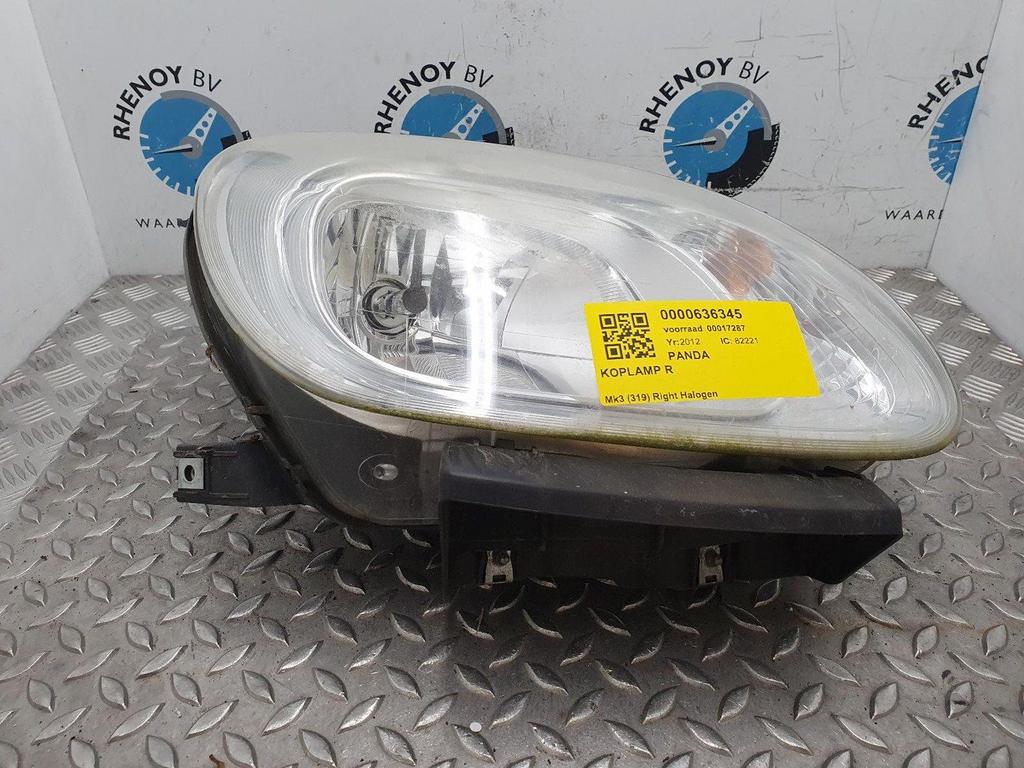 FIAT PANDA panda plus 0.9 TwinAir Lounge  KOPLAMP R 2012, Ophalen of Verzenden, Gebruikt, ARN erkend