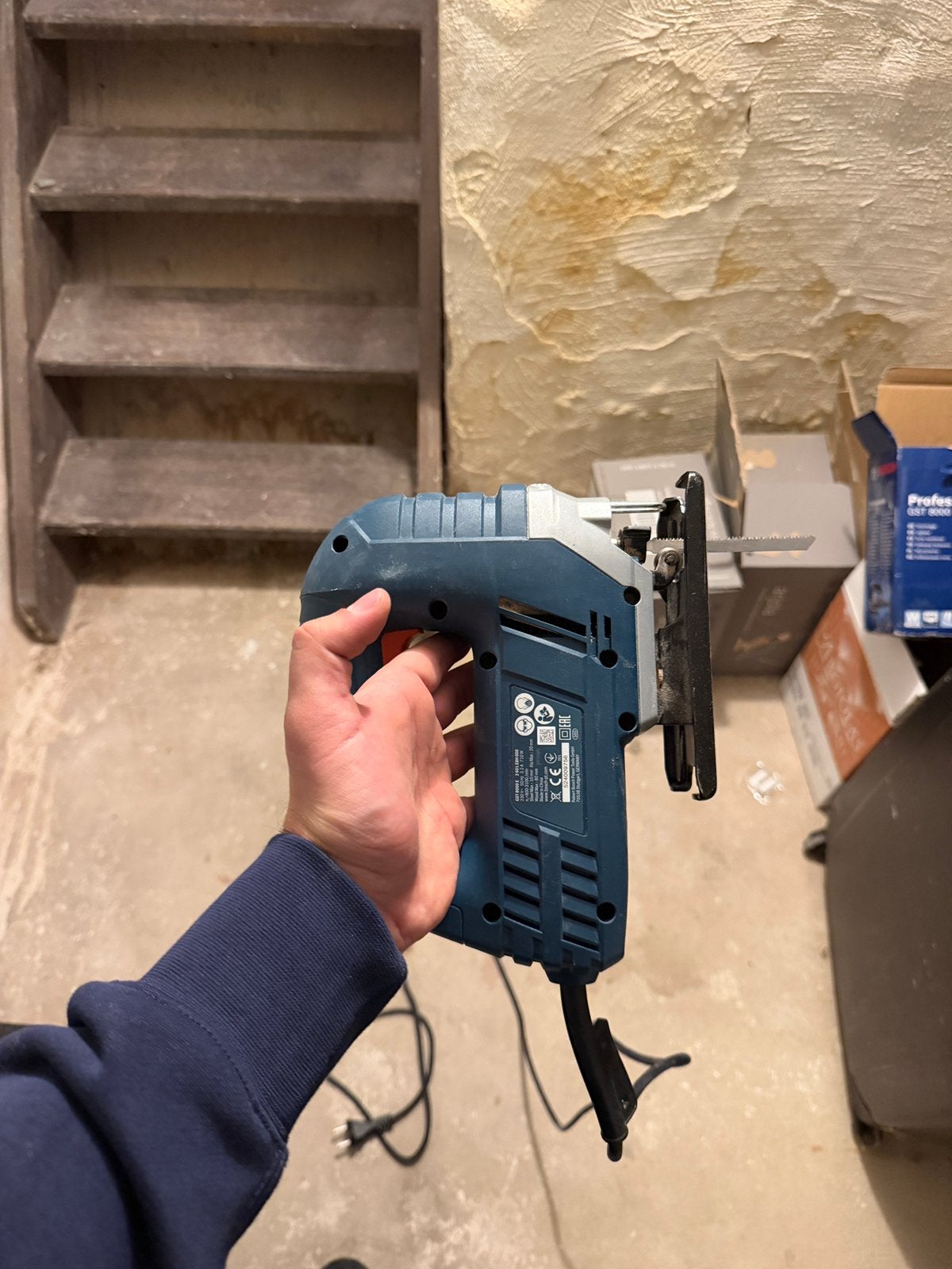 Bosch Professional GST 8000 E Decoupeerzaag (710W), Doe-het-zelf en Bouw, Ophalen, Zo goed als nieuw