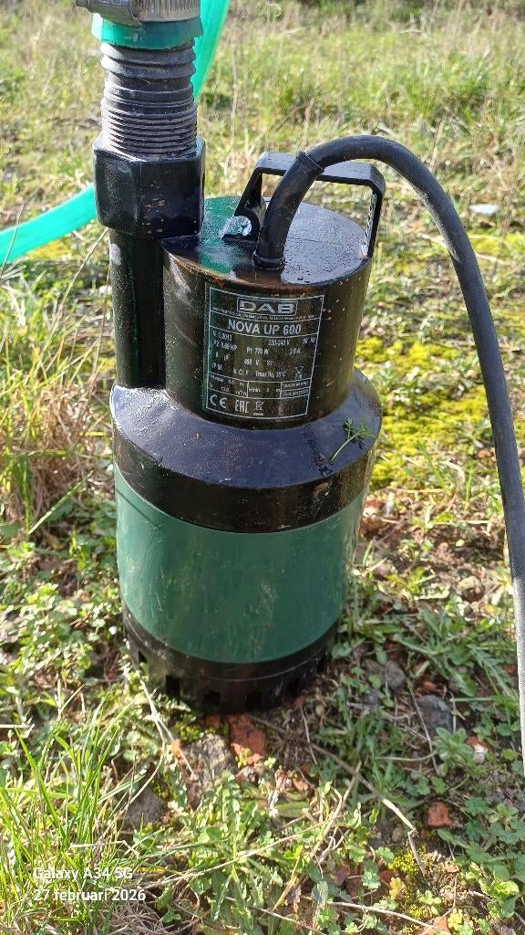 DAB Nova up 600 dompelpomp, Tuin en Terras, Waterpompen, Gebruikt, Elektrisch, Dompelpomp, Ophalen