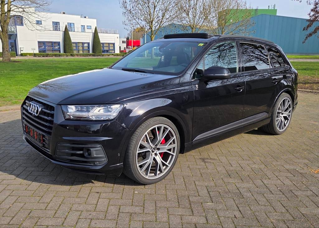Audi SQ7 4.0 TDI Quattro 435PK –FULL OPTION– 2017–150.000 km, Auto's, Audi, Automaat, SQ7, 4000 cc, Leder