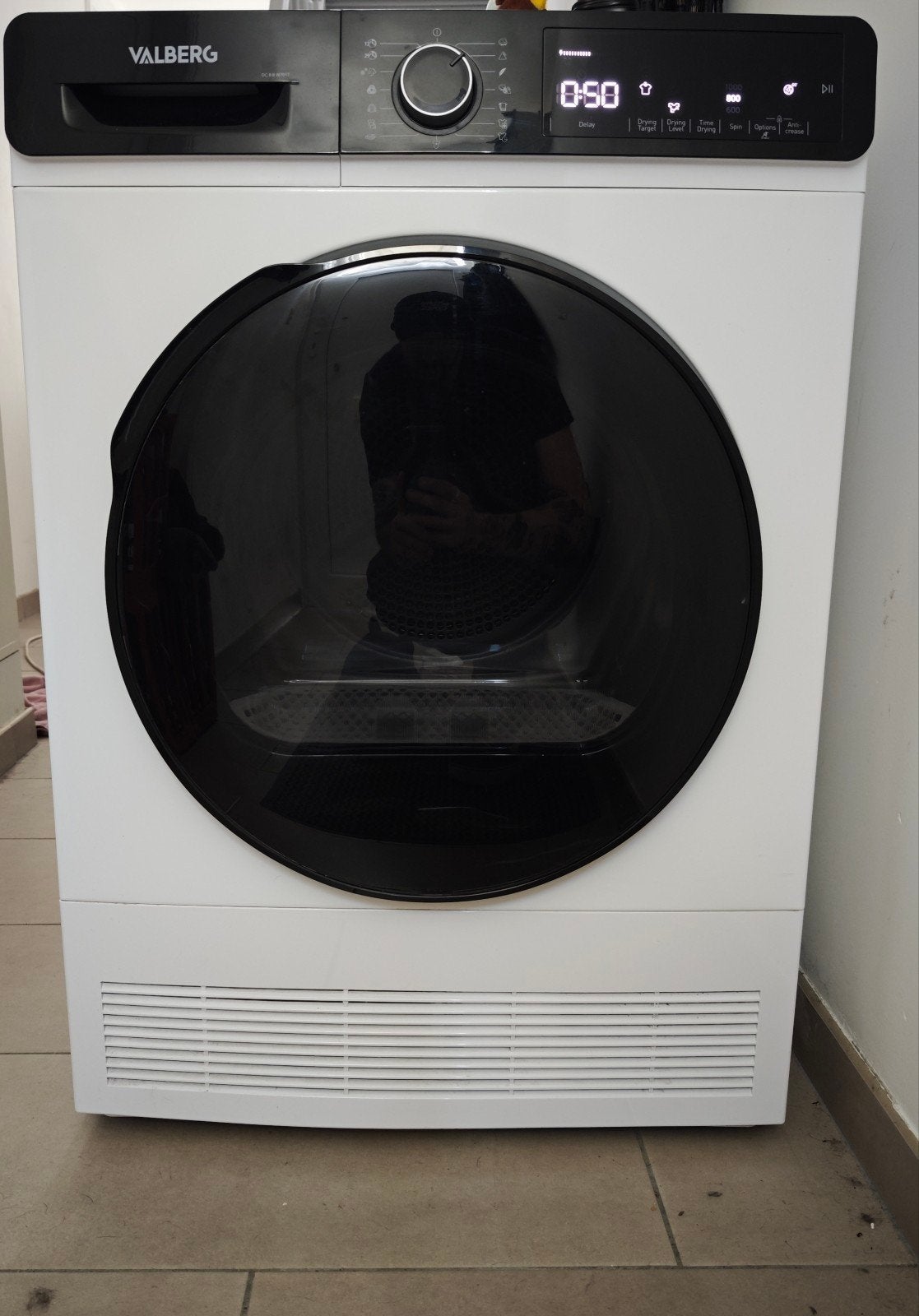 Droogkast (condens), Ophalen, 6 tot 8 kg, Anti-kreukfase, Refurbished