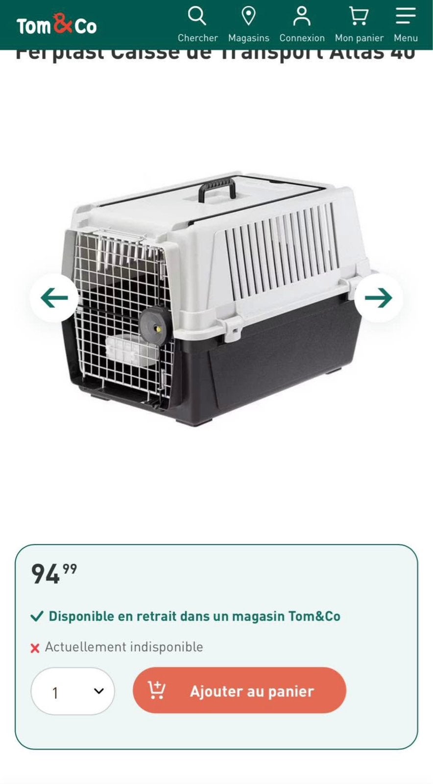 Grande cage tom&Co a vendre, Enlèvement, Comme neuf