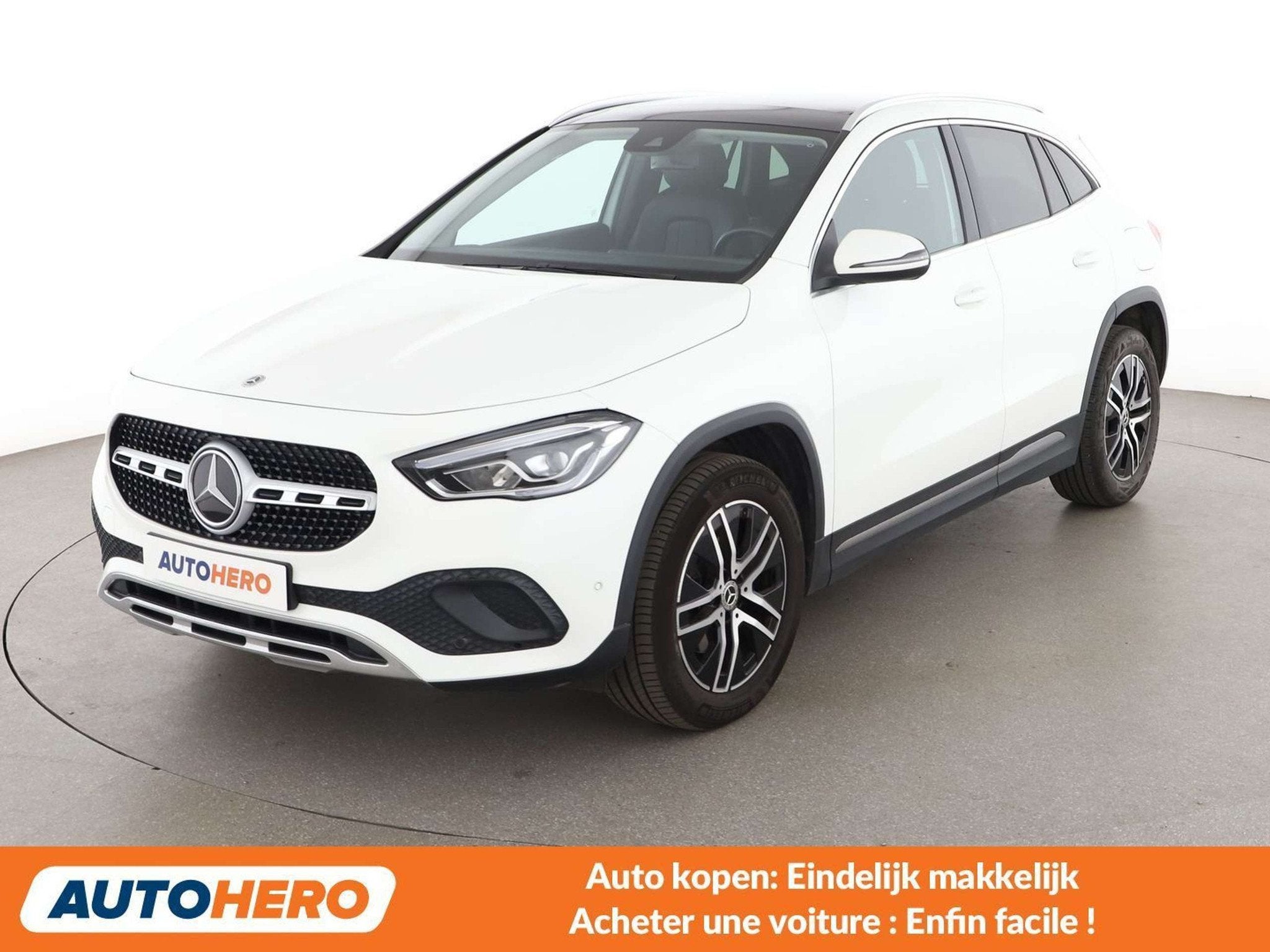 Mercedes-Benz GLA 200 GLA 200 d Progressive (bj 2021), Auto's, Gebruikt, Wit, Leder, 5 deurs