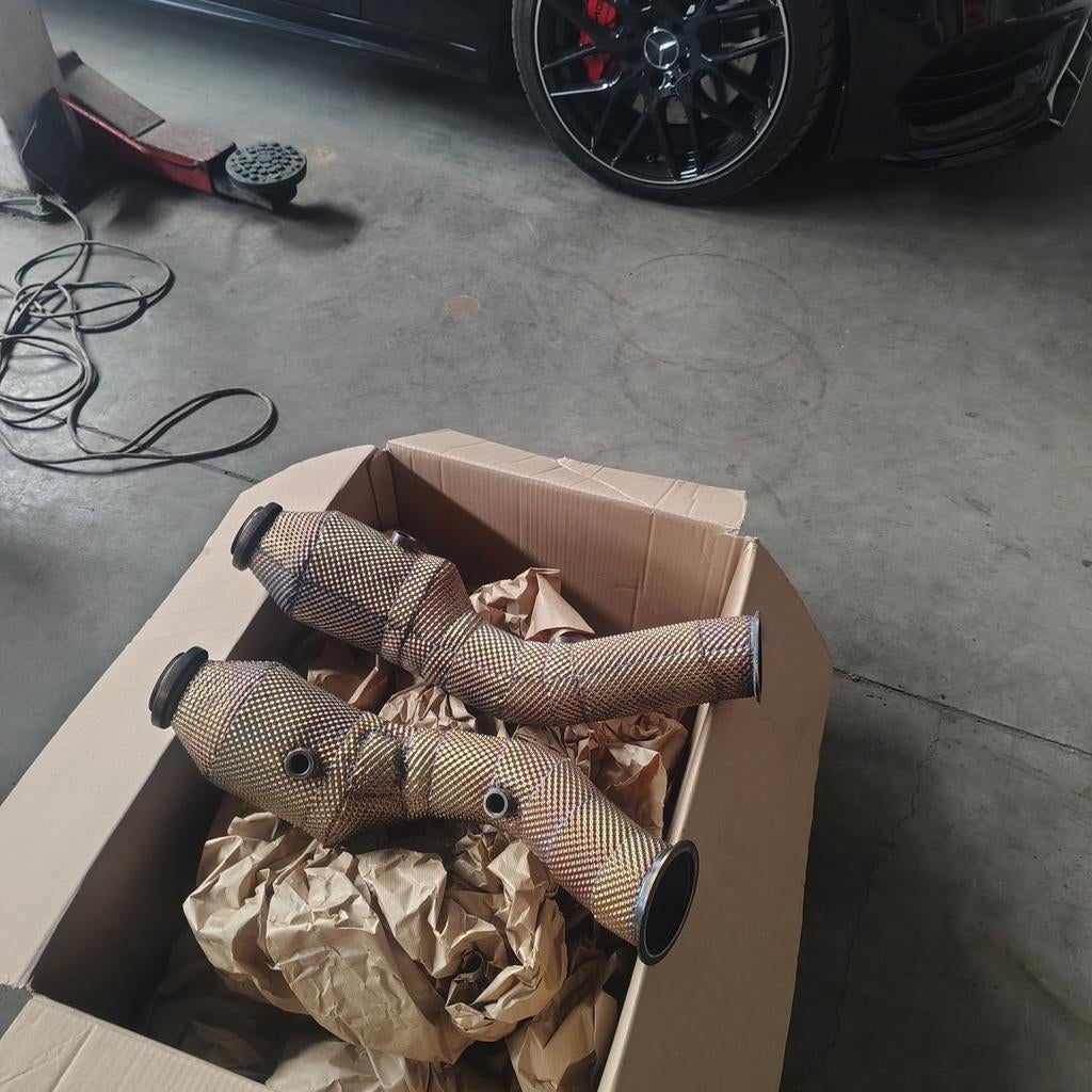 Sportkatalysators / downpipes C43 AMG, Ophalen