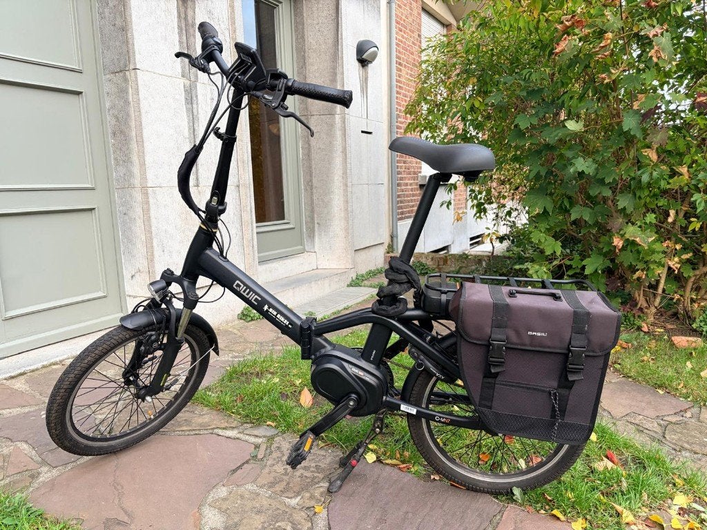 Elektrische vouwfiets QWIC Compact MN7 met garantie accu, Ophalen, Zo goed als nieuw, 51 tot 55 cm, Minder dan 30 km per accu