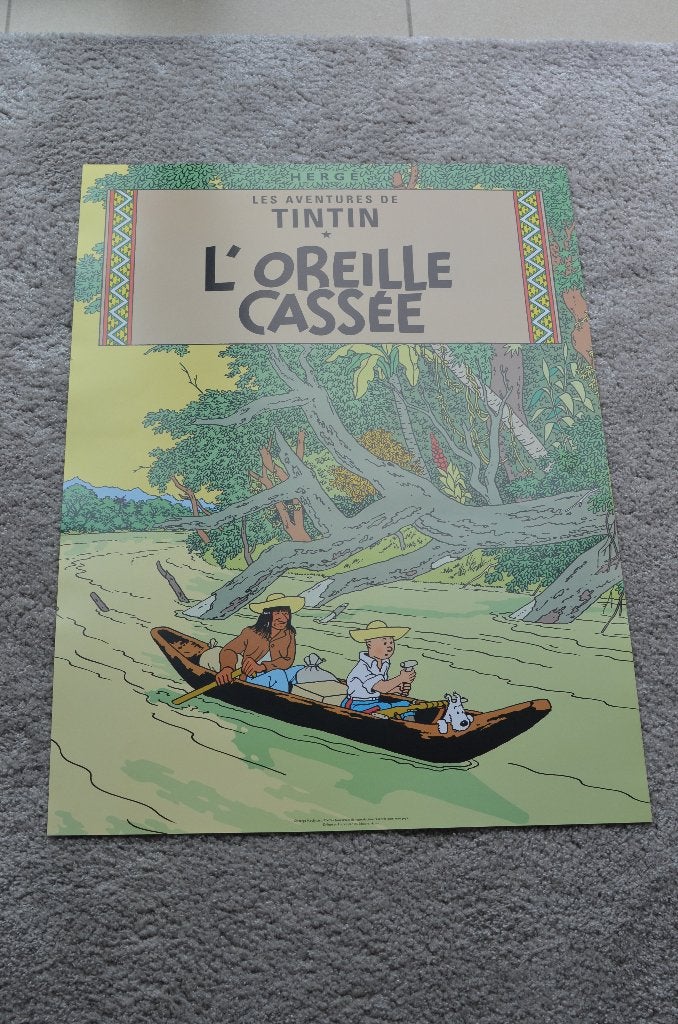 Affiches/posters Tintin - Etat impeccable !!, Collections, Enlèvement, Neuf