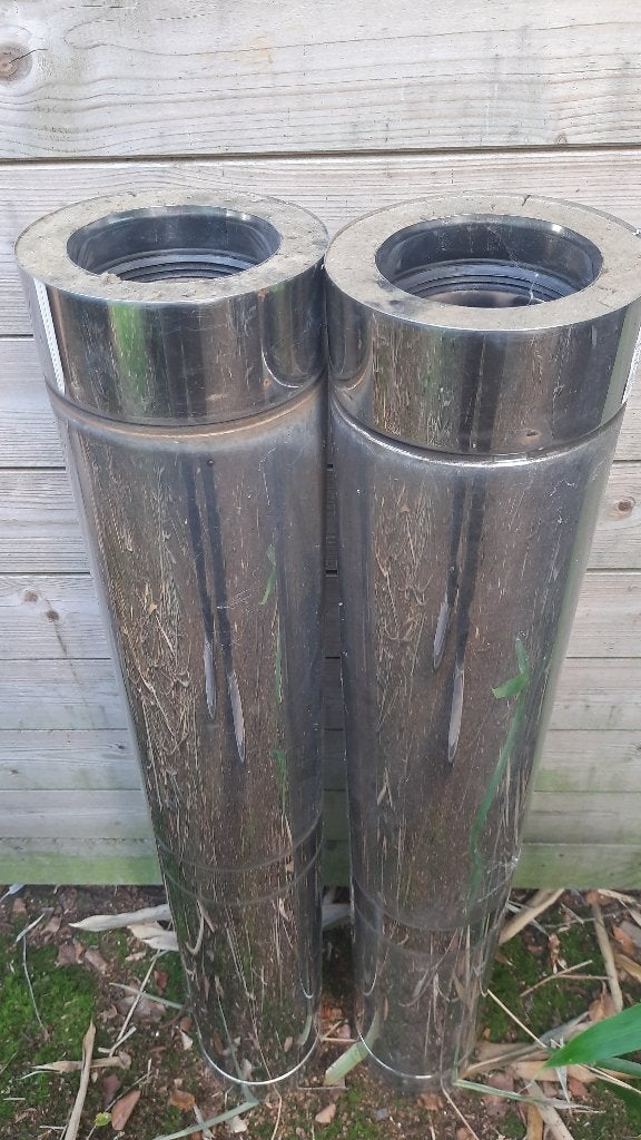 dubbelwandig rvs rookkanaal pelletkachel( 2 ), Ophalen, Pelletkachel