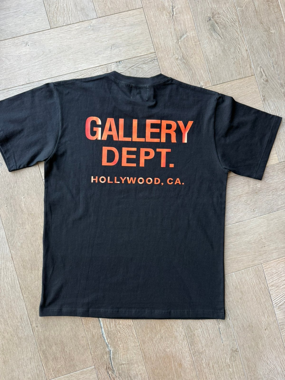 Gallery Dept shirt zwart/oranje, Ophalen of Verzenden, Nieuw, Maat 46 (S) of kleiner, Zwart