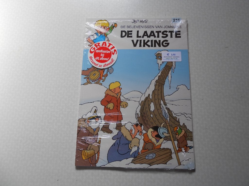 Jommeke 216 De laatste viking 2002 1 ste druk. Met bijlage., Boeken, Eén stripboek, Nieuw, Jef Nys., Ophalen of Verzenden