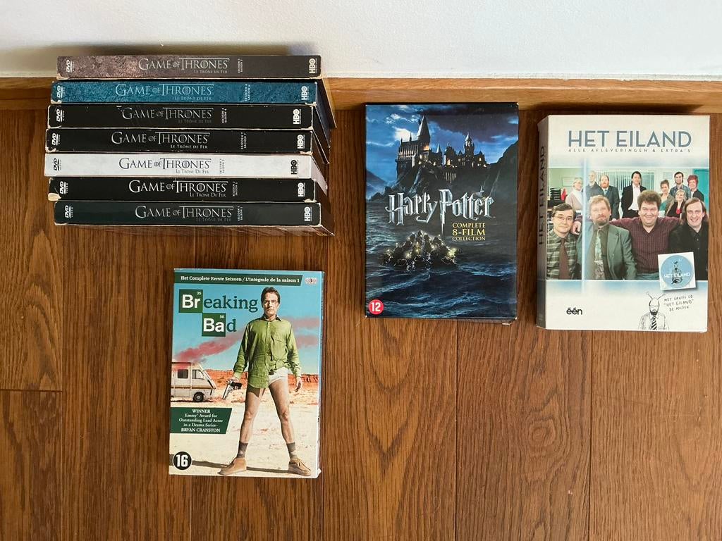 DVD Game of thrones - breaking bad, harry potter, het eiland, Ophalen