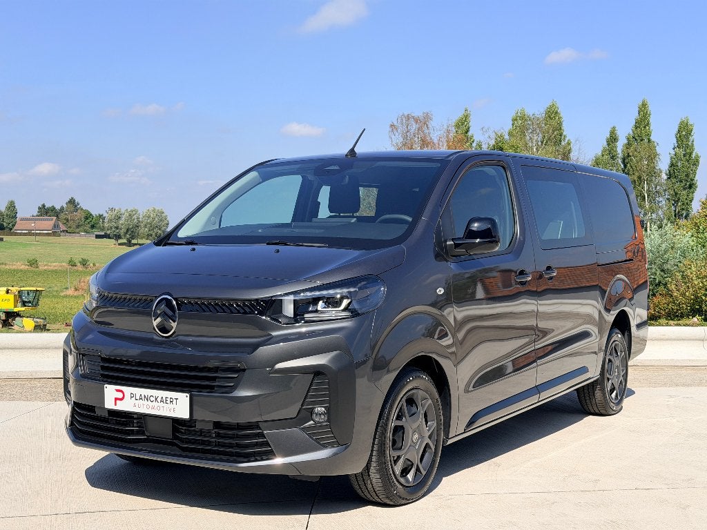 Citroën Jumpy 2.2BlueHdi XL 180PK Autom. 6 Zitpl, Auto's, Bestelwagens en Lichte vracht, Stof, 4 cilinders, Citroën, LED verlichting