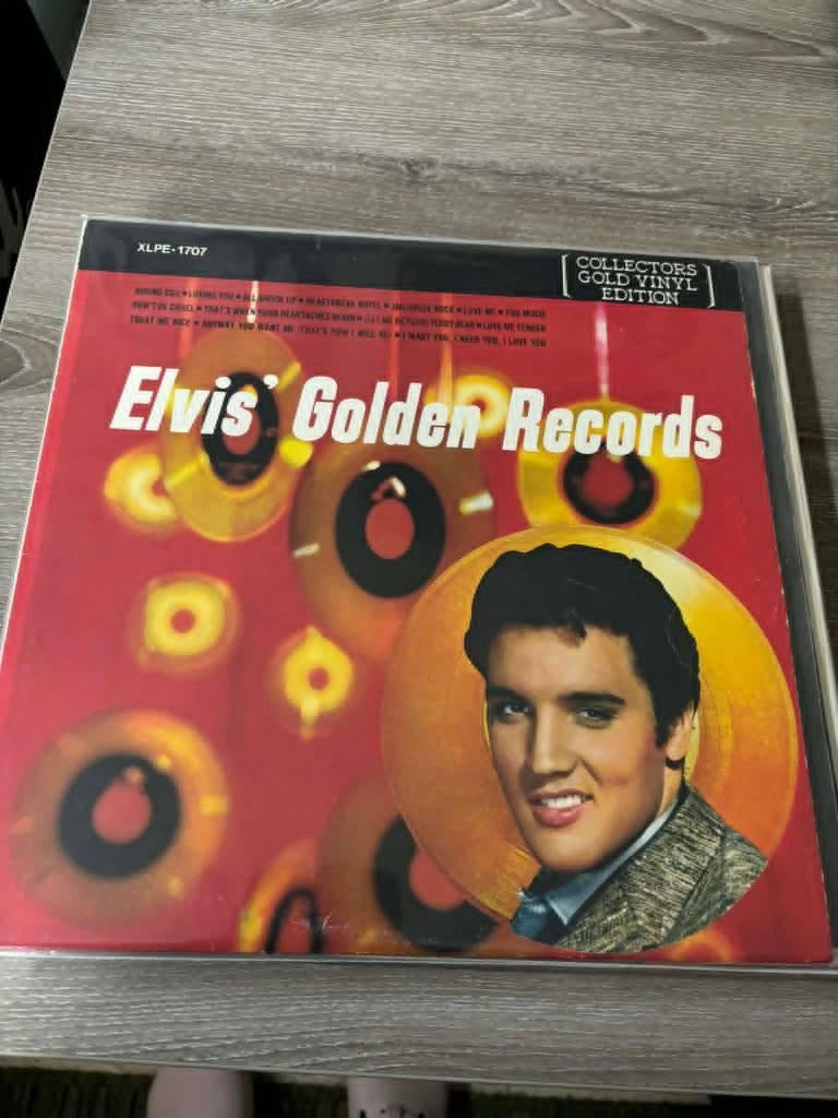 Elvis lp, Golden records, collector's gold vinyl edition,, Inclusief binnenhoes, Ophalen of Verzenden, Zo goed als nieuw, Rock-'n-Roll