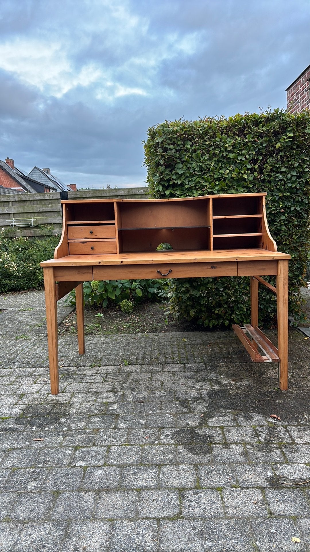 Bureau, Huis en Inrichting, Ophalen, Gebruikt, Hout, Geel