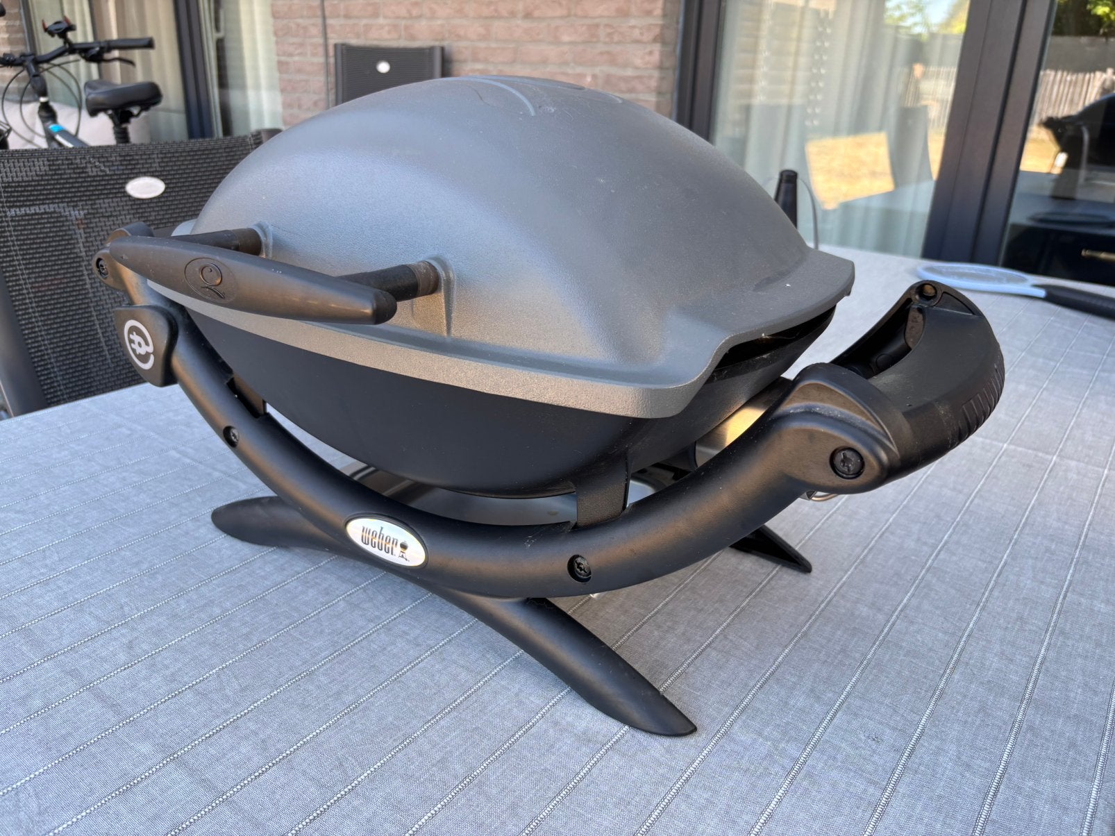Weber Q1400 elektrische BBQ, Tuin en Terras, Ophalen, Zo goed als nieuw